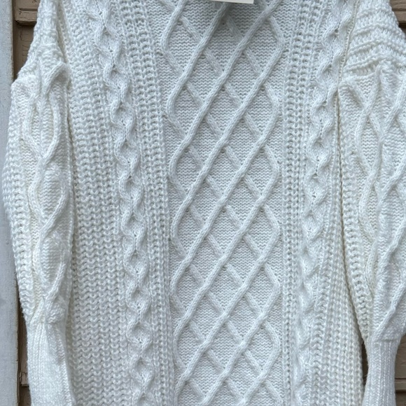 NWT- QED London turtle neck cable knit Sweater Dress - Picture 8 of 11